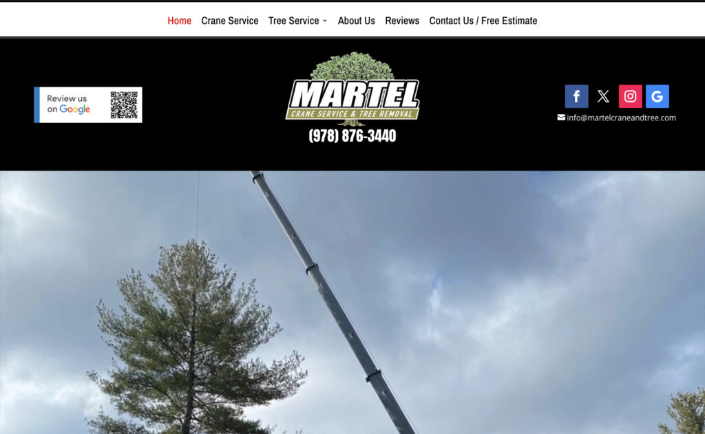 Martel Crane Service Tree Removal